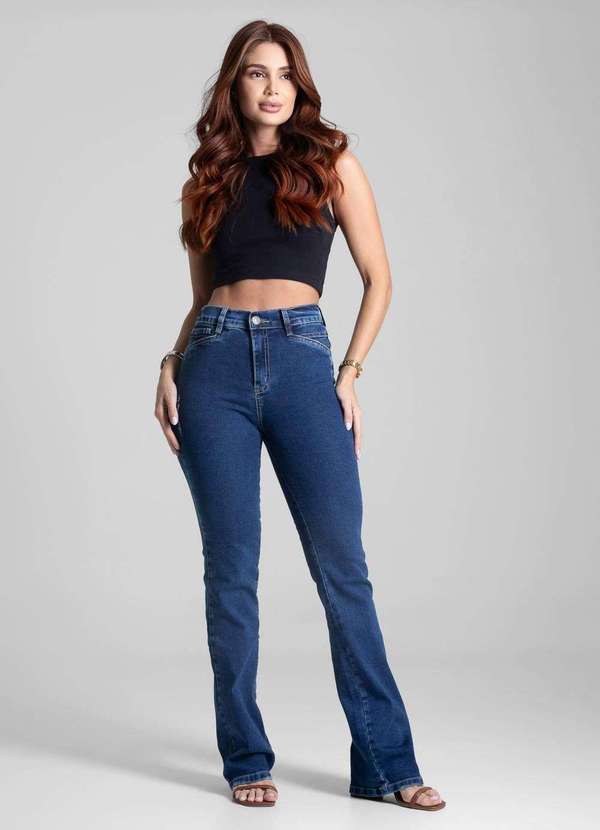 Sawary - Calça Jeans Sawary Boot Cut - 281260 Azul 2