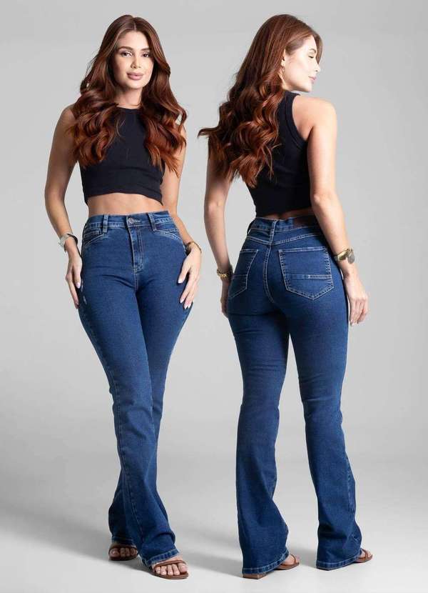 Sawary - Calça Jeans Sawary Boot Cut - 281260 Azul 6