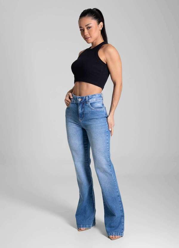 Sawary - Calça Jeans Sawary Boot Cut - 281316 Azul 3