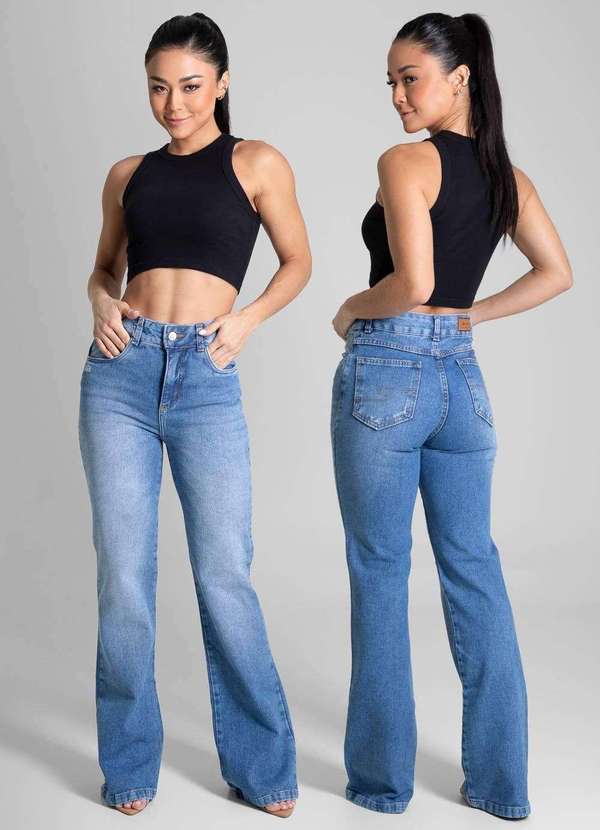 Sawary - Calça Jeans Sawary Boot Cut - 281316 Azul 6