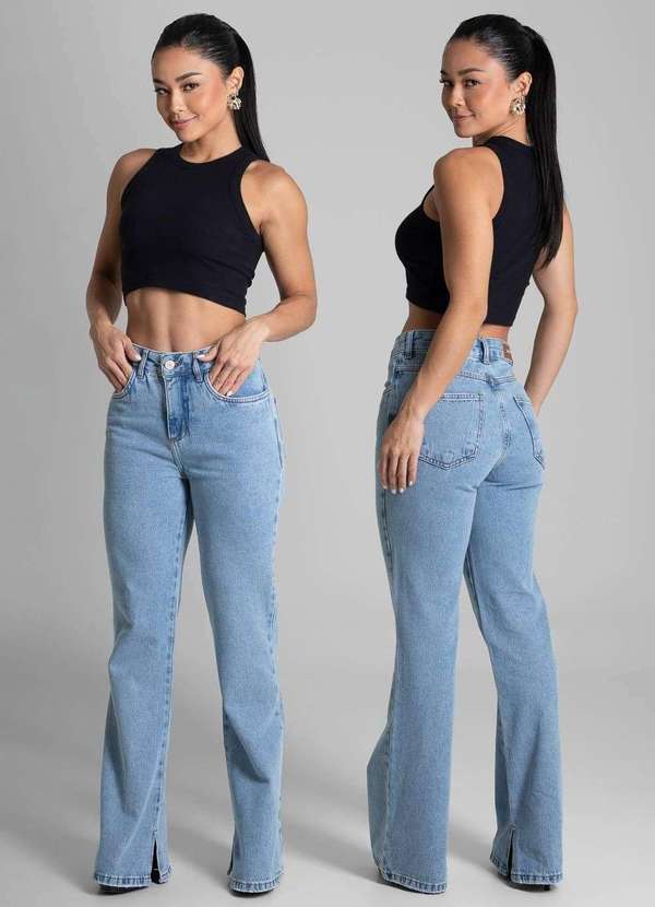 Sawary - Calça Jeans Sawary Boot Cut - 281403 Azul 6