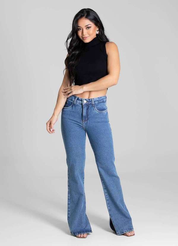 Sawary - Calça Jeans Sawary Boot Cut - 281406 Azul 2