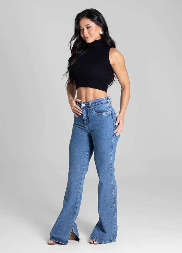 Sawary - Calça Jeans Sawary Boot Cut - 281406 Azul 3