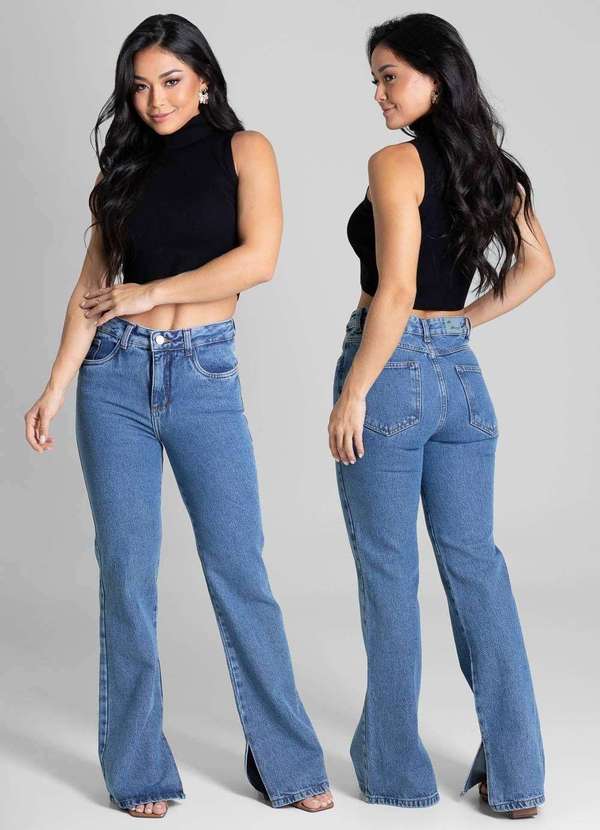 Sawary - Calça Jeans Sawary Boot Cut - 281406 Azul 6