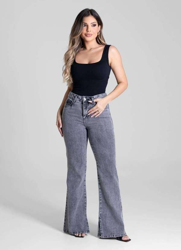 Sawary - Calça Jeans Sawary Boot Cut - 281407 Preto 6