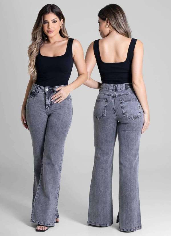 Sawary - Calça Jeans Sawary Boot Cut - 281407 Preto 2