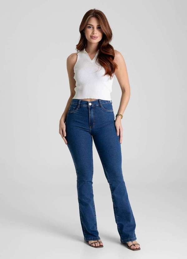 Sawary - Calça Jeans Sawary Boot Cut - 281583 Azul 2
