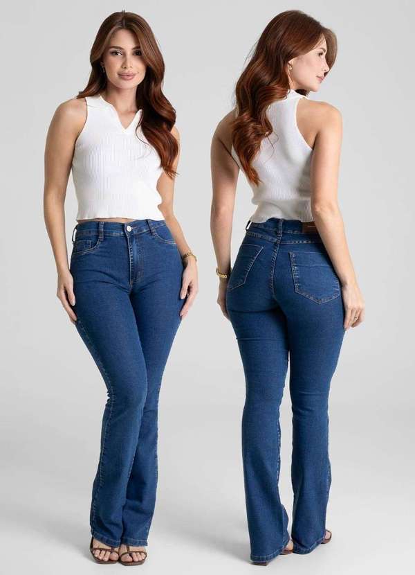 Sawary - Calça Jeans Sawary Boot Cut - 281583 Azul 6