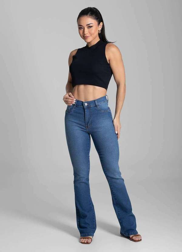 Sawary - Calça Jeans Sawary Boot Cut - 281859 Azul 2