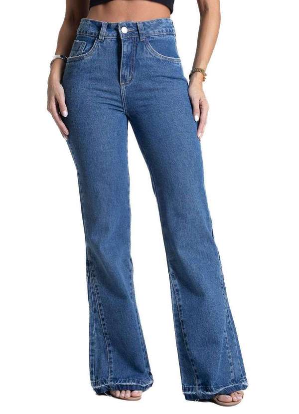 Sawary - Calça Jeans Sawary Boot Cut - 281922 Azul