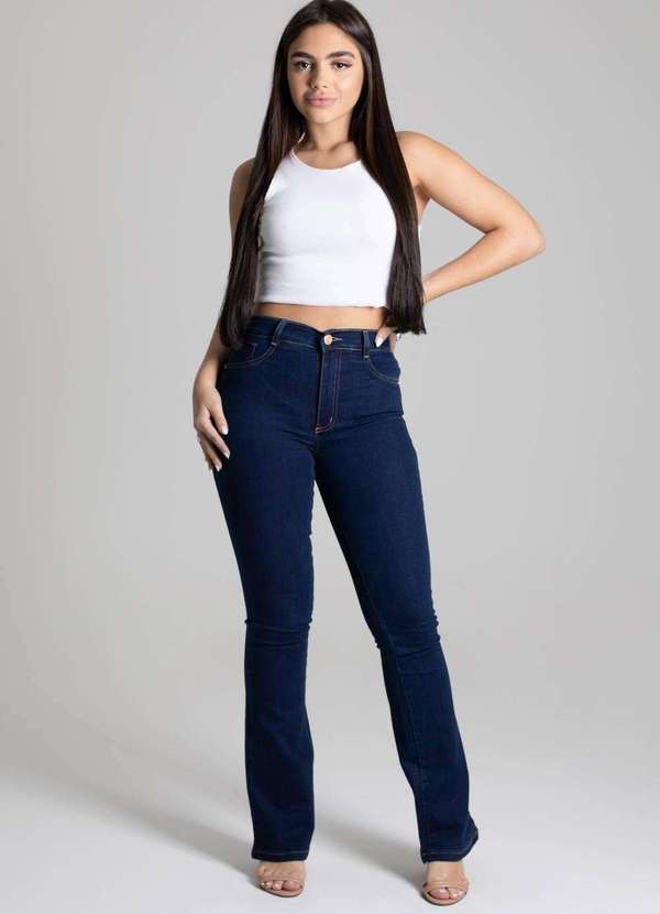 Sawary - Calça Jeans Sawary Boot Cut Azul