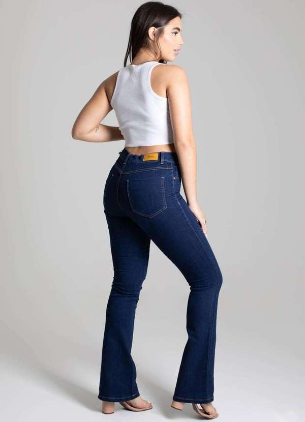 Sawary - Calça Jeans Sawary Boot Cut Azul 2