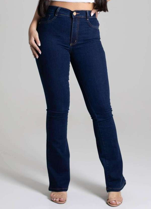 Sawary - Calça Jeans Sawary Boot Cut Azul 4