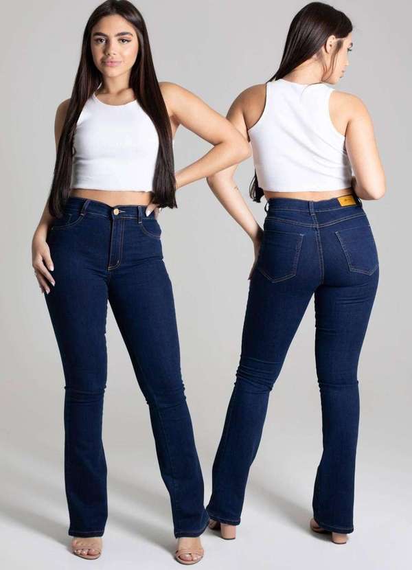 Sawary - Calça Jeans Sawary Boot Cut Azul 5