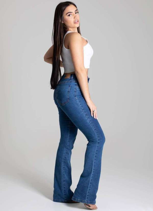 Sawary - Calça Jeans Sawary Boot Cut Azul 2