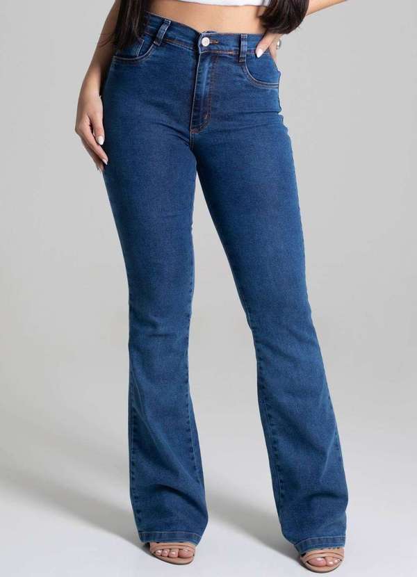 Sawary - Calça Jeans Sawary Boot Cut Azul 4