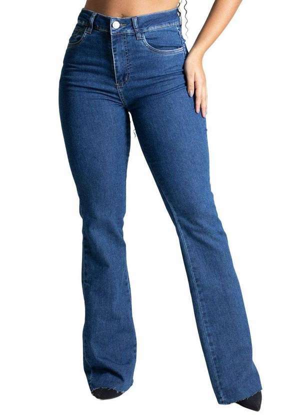 Sawary - Calça Jeans Sawary Boot Cut Azul