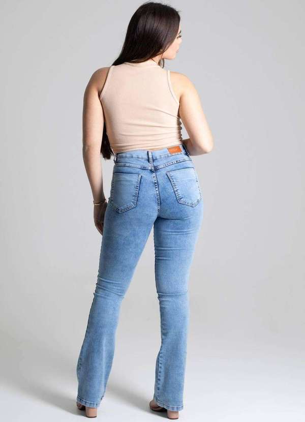 Sawary - Calça Jeans Sawary Boot Cut Azul 4