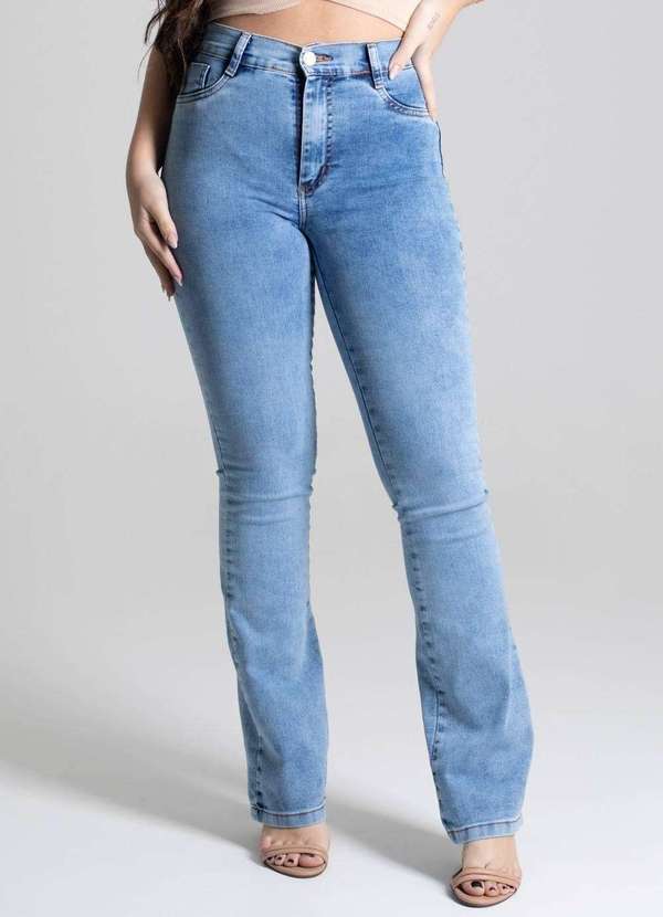 Sawary - Calça Jeans Sawary Boot Cut Azul 5