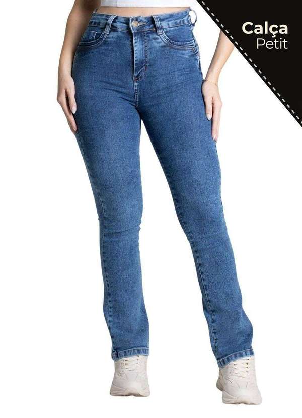 Sawary - Calça Jeans Sawary Boot Cut Petit - 277675 Azul