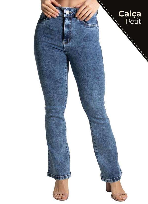 Sawary - Calça Jeans Sawary Boot Cut Petit - 278616 Azul