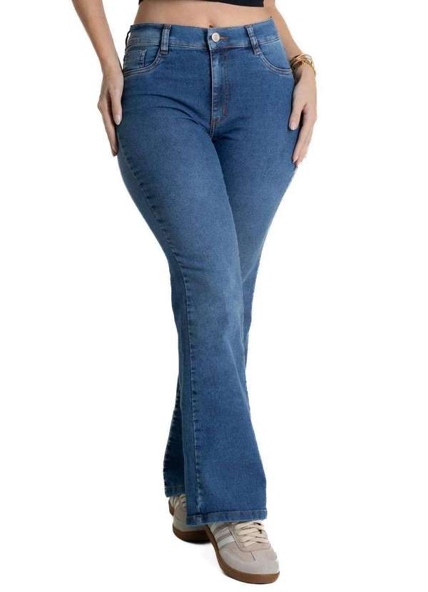 Sawary - Calça Jeans Sawary Boot Cut Petit - 280363 Azul