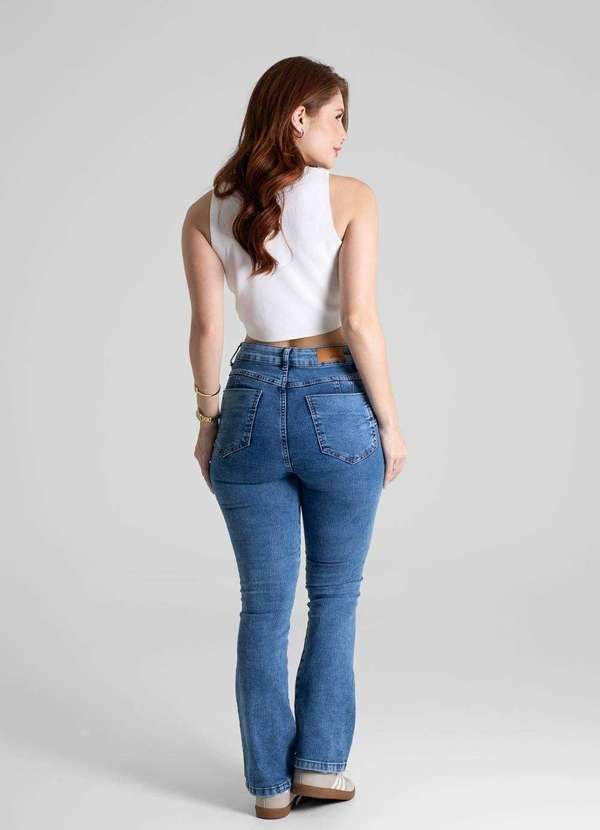 Sawary - Calça Jeans Sawary Boot Cut Petit - 280584 Azul 4