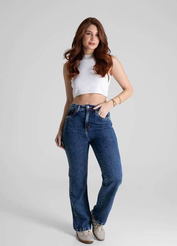 Sawary - Calça Jeans Sawary Boot Cut Petit - 280810 Azul 2