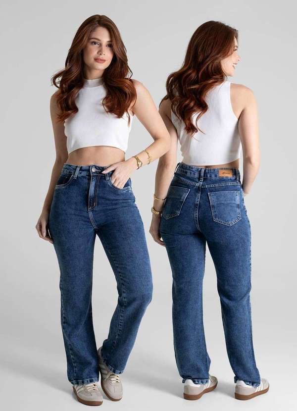 Sawary - Calça Jeans Sawary Boot Cut Petit - 280810 Azul 6