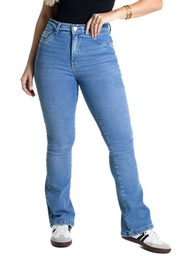 Sawary - Calça Jeans Sawary Boot Cut Petit - 280878 Azul