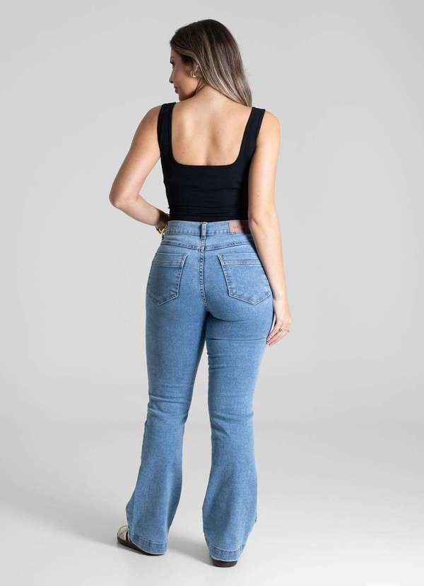 Sawary - Calça Jeans Sawary Boot Cut Petit - 281411 Azul 3