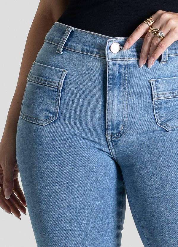 Sawary - Calça Jeans Sawary Boot Cut Petit - 281411 Azul 5