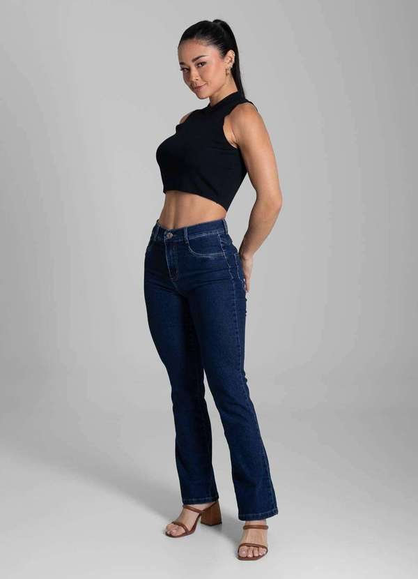 Sawary - Calça Jeans Sawary Boot Cut Petit - 281935 Azul 3