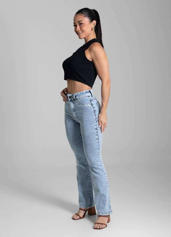 Sawary - Calça Jeans Sawary Boot Cut Petit - 282119 Azul 3