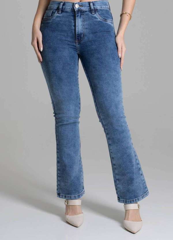 Sawary - Calça Jeans Sawary Boot Cut Petit Azul 5