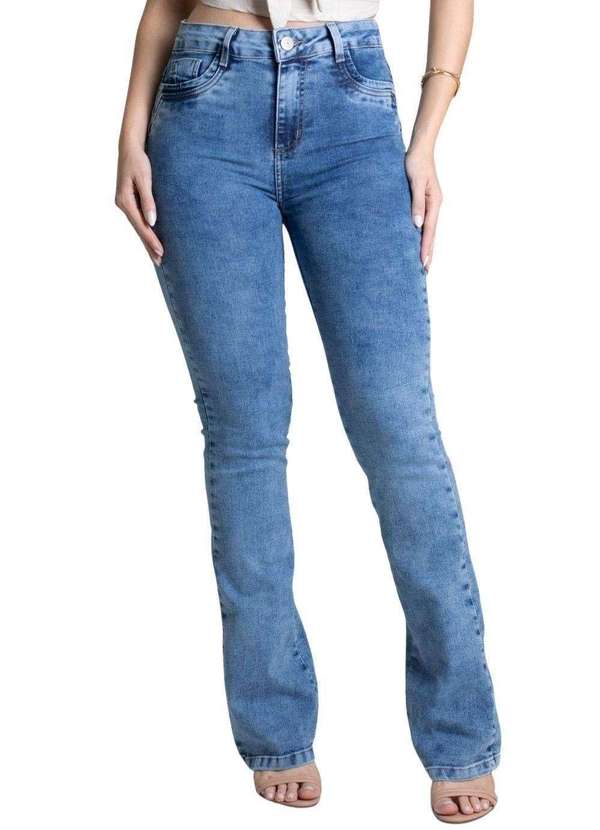 Sawary - Calça Jeans Sawary Boot Cut Azul