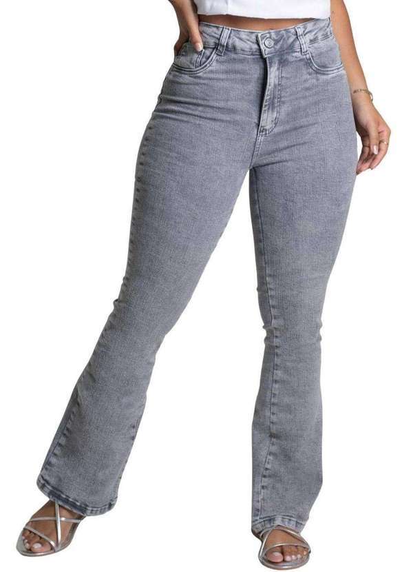 Sawary - Calça Jeans Sawary Bootcut - 278159 Cinza