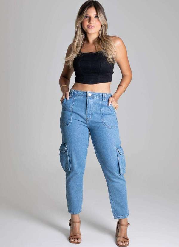 Sawary - Calça Jeans Sawary Cargo Calça Jeans Sawary Cargo - 274415