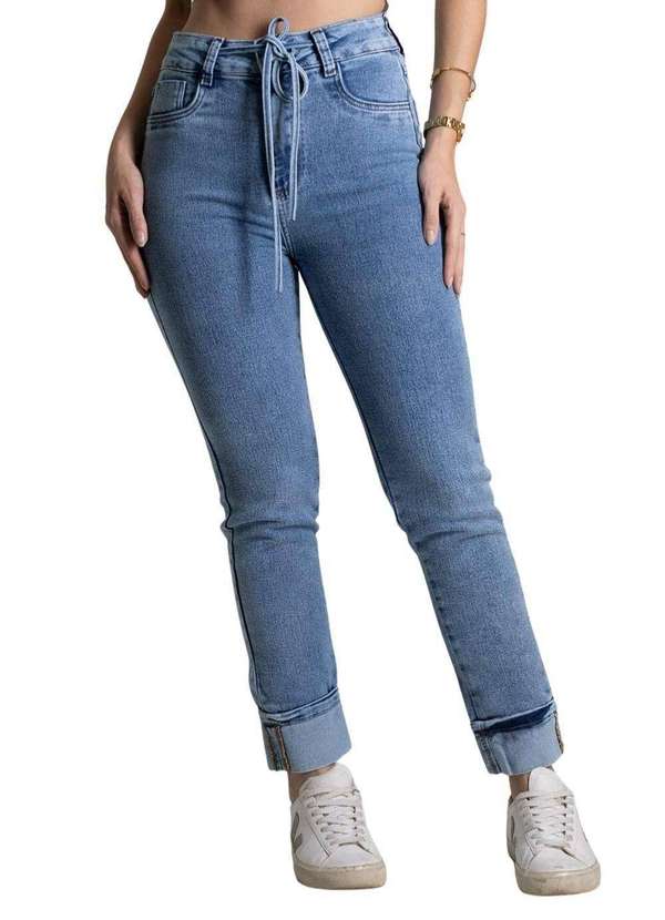 Sawary - Calça Jeans Sawary Cigarrete - 278893 Azul
