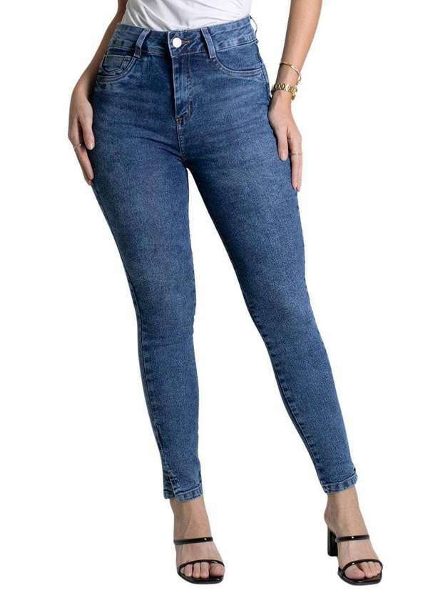 Sawary - Calça Jeans Sawary Cigarrete - 279383 Azul