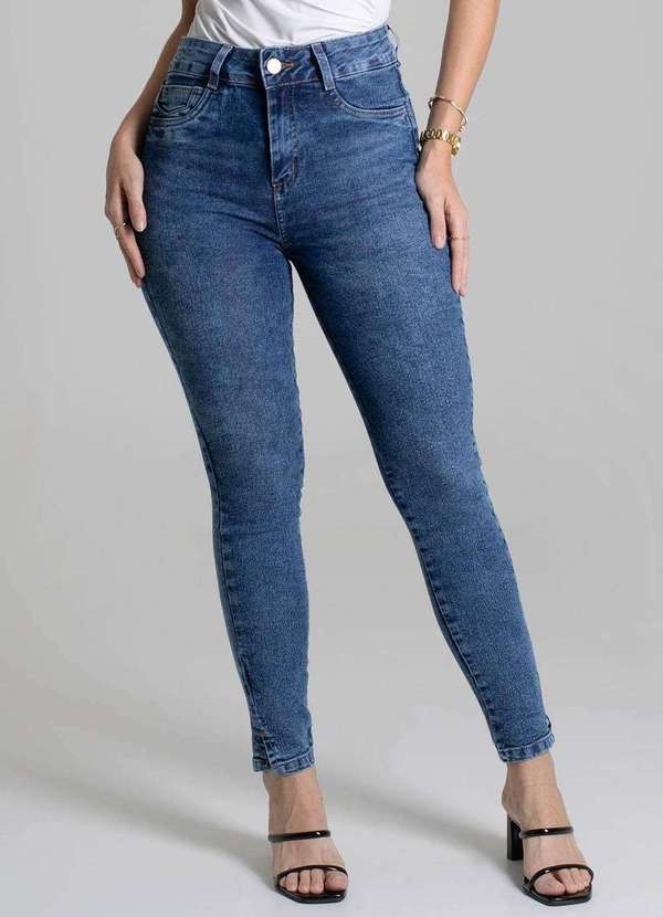 Sawary - Calça Jeans Sawary Cigarrete - 279383 Azul 5
