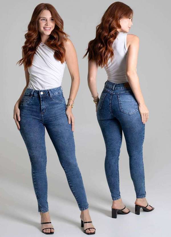 Sawary - Calça Jeans Sawary Cigarrete - 279383 Azul 6