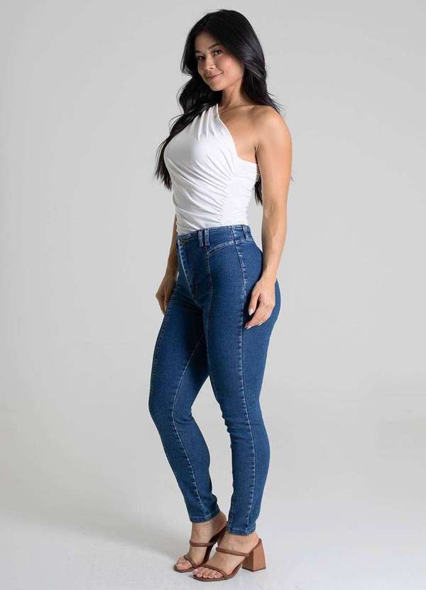 Sawary - Calça Jeans Sawary Cigarrete - 279801 Azul 3