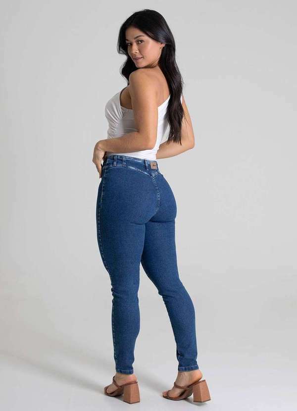 Sawary - Calça Jeans Sawary Cigarrete - 279801 Azul 4