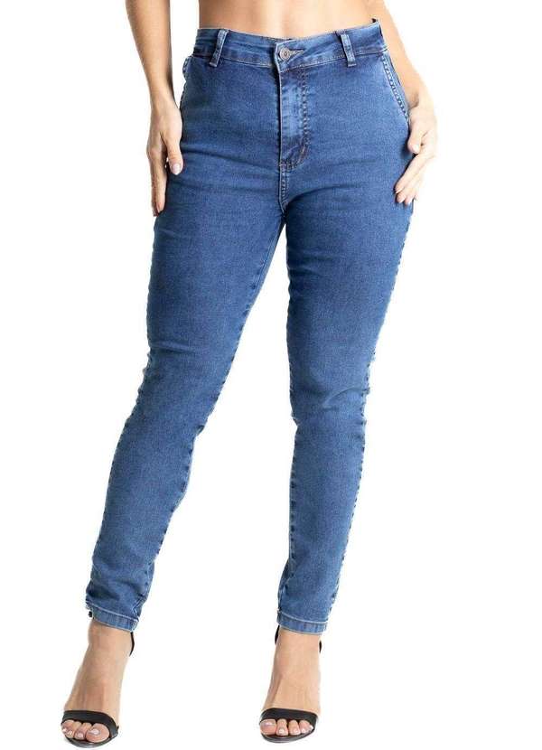 Sawary - Calça Jeans Sawary Cigarrete - 280515 Azul