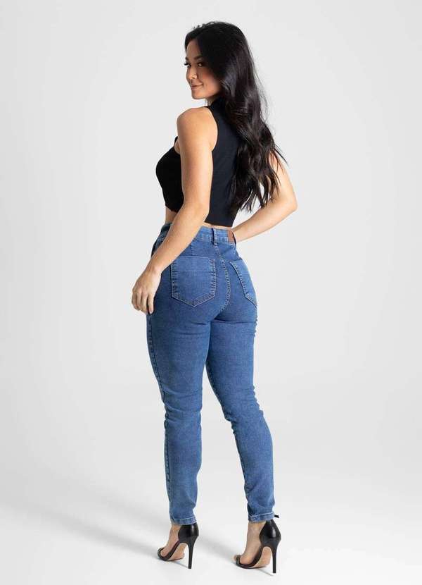 Sawary - Calça Jeans Sawary Cigarrete - 280515 Azul 4