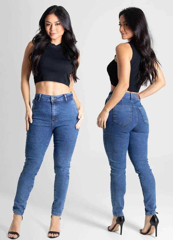 Sawary - Calça Jeans Sawary Cigarrete - 280515 Azul 6
