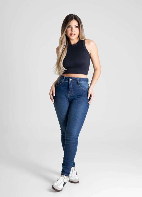 Sawary - Calça Jeans Sawary Cigarrete - 281131 Azul 2
