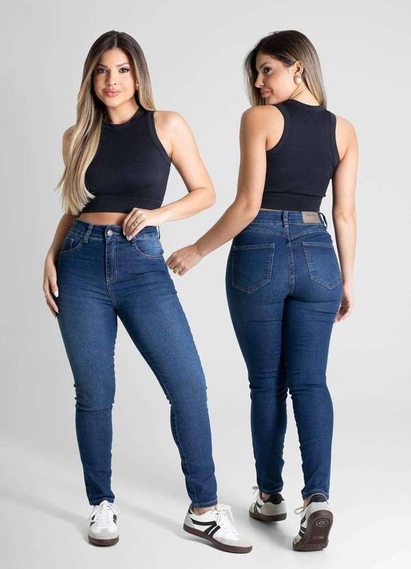 Sawary - Calça Jeans Sawary Cigarrete - 281131 Azul 6