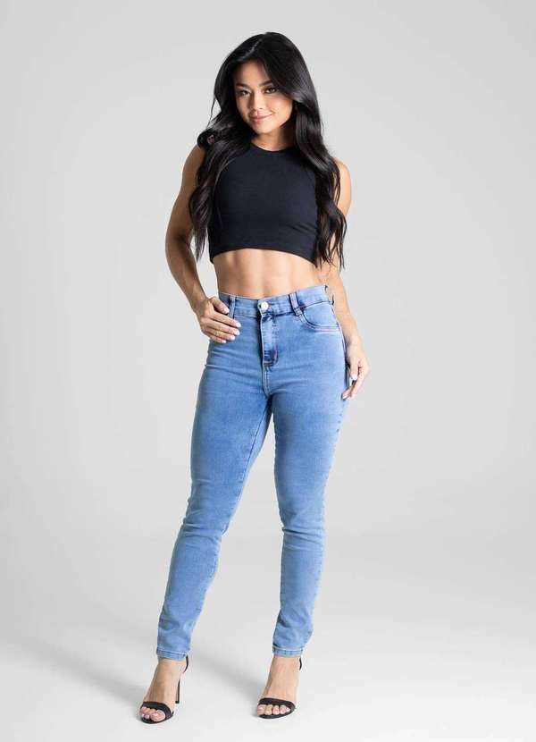 Sawary - Calça Jeans Sawary Cigarrete - 281225 Azul 2